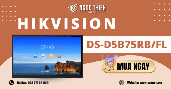 Màn hình tương tác 4K 75 inch Hikvision DS-D5B75RB/FL