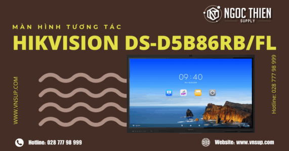 Màn hình tương tác 4K 86 inch Hikvision DS-D5B86RB/FL