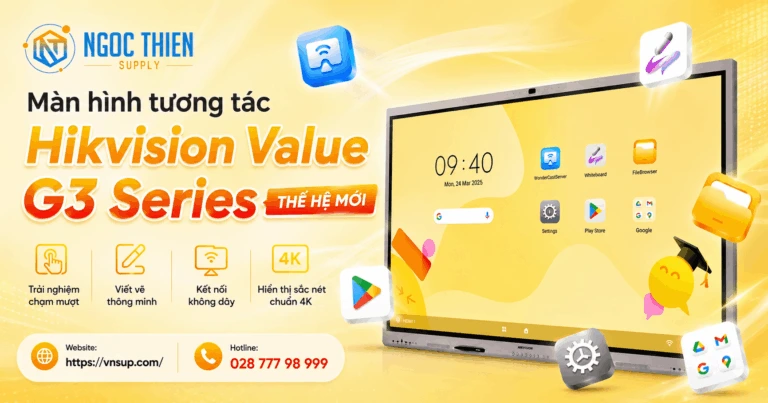 Màn hình tương tác Hikvision Value G3 Series thế hệ mới