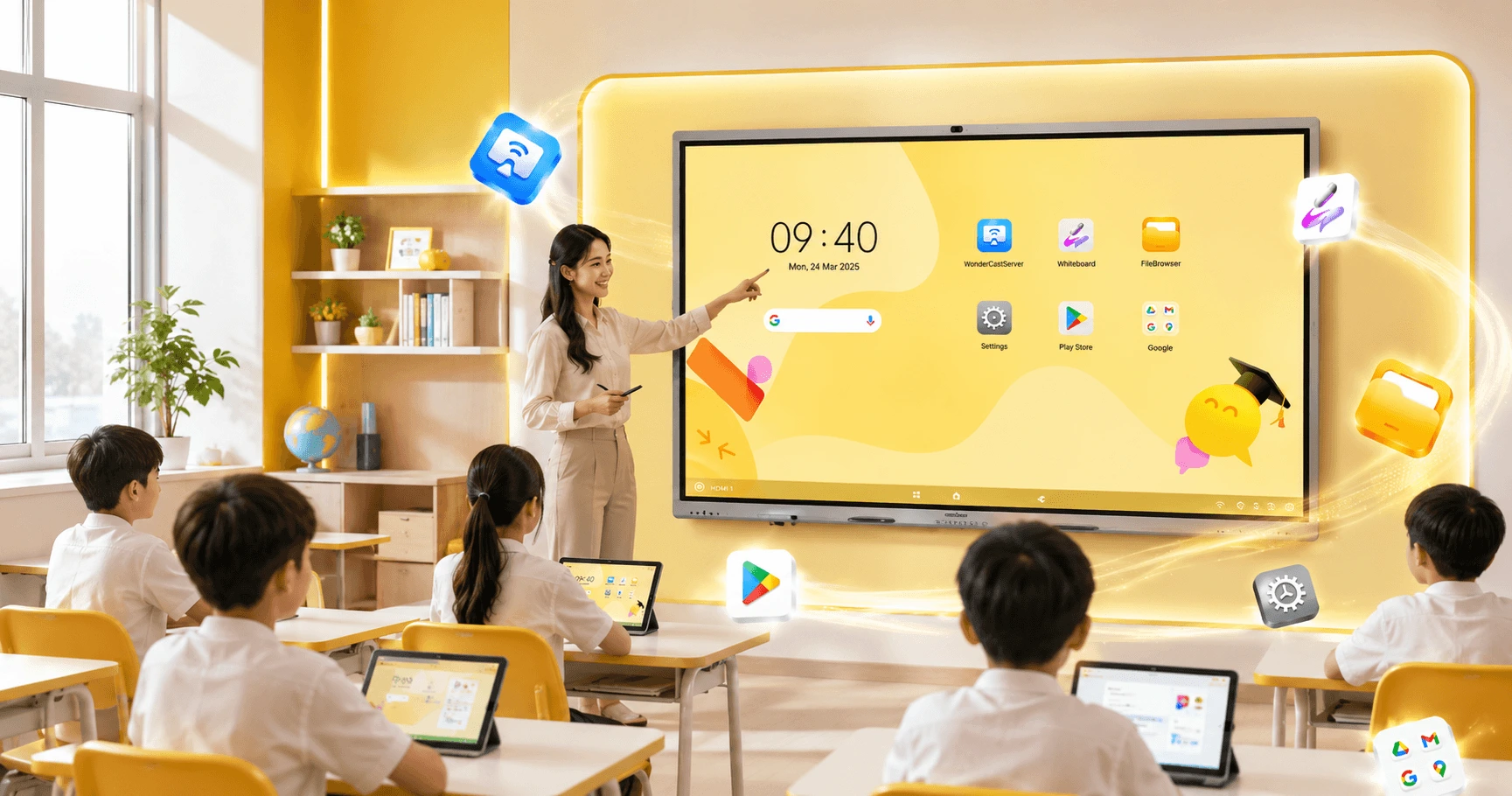 Màn hình tương tác Hikvision cho dạy và học