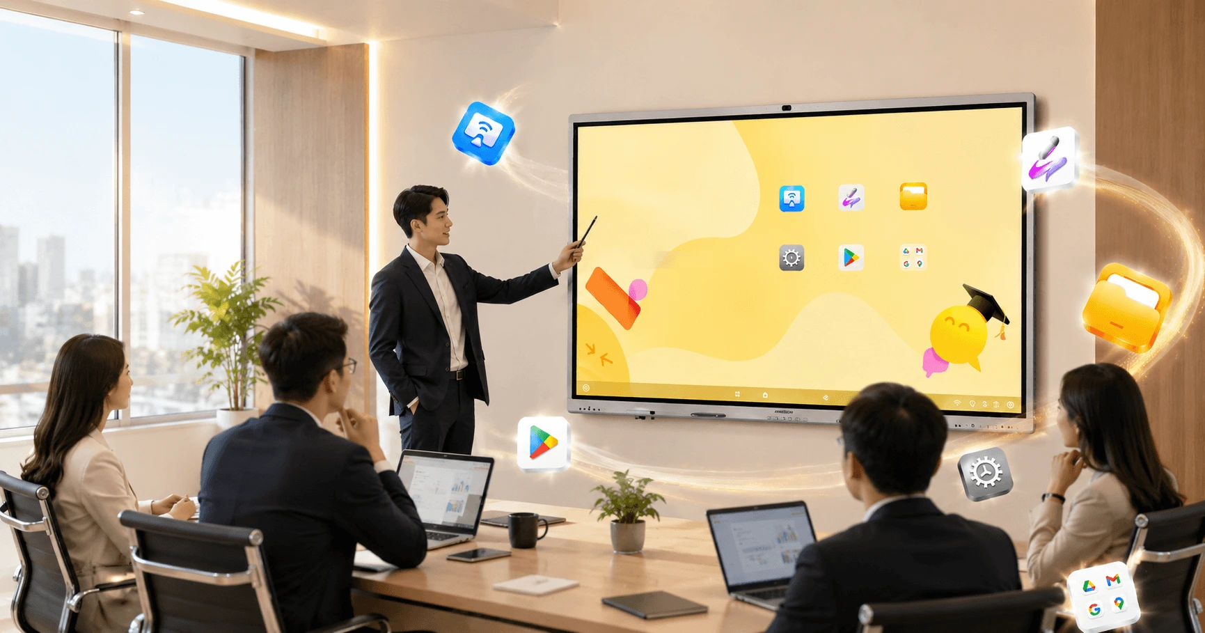 Màn hình tương tác Hikvision cho phòng họp