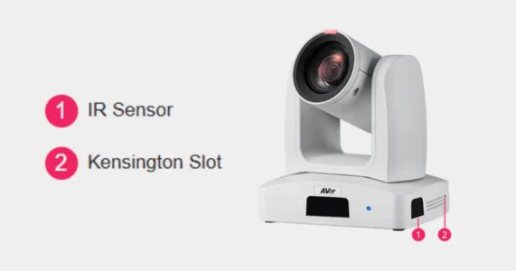 Mặt cạnh camera AVer PTZ310UNV2