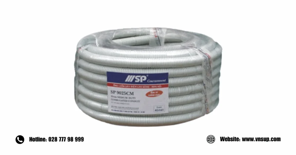 Ống mềm đàn hồi ruột gà PVC SP D16 SINO SP9016CM