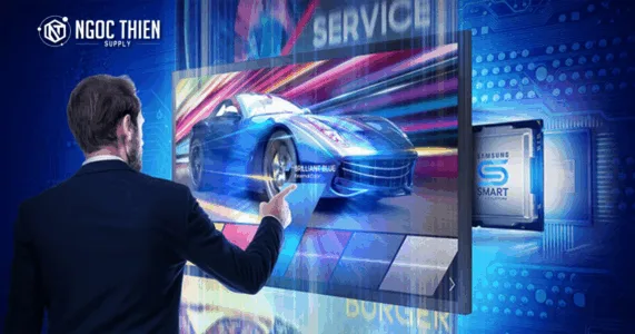 Samsung QMB-T 43 inch mang đến trải nghiệm cảm ứng mạnh mẽ và mượt mà