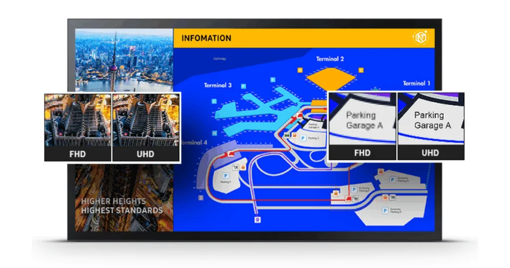 Samsung QMB-T Series với độ phân giải 4K UHD