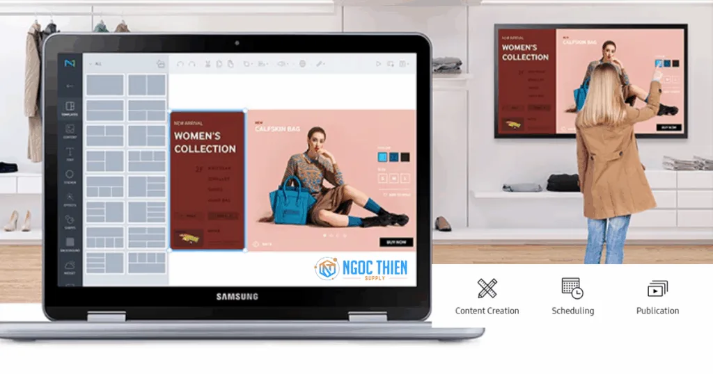 Samsung QMB-T - hệ thống quản lý nội dung từ xa MagicINFO