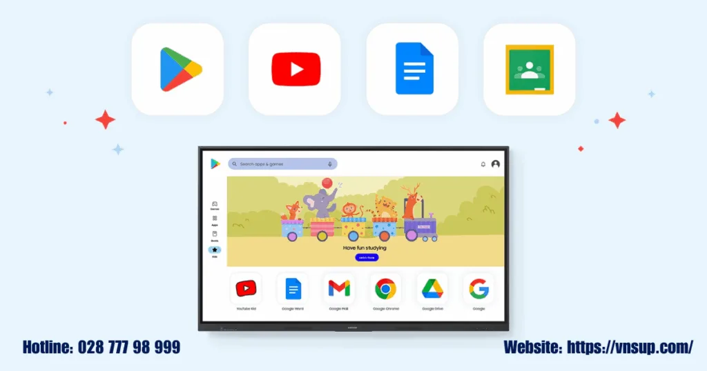 Samsung WAF Series dễ dàng truy cập nhanh các dịch vụ Google