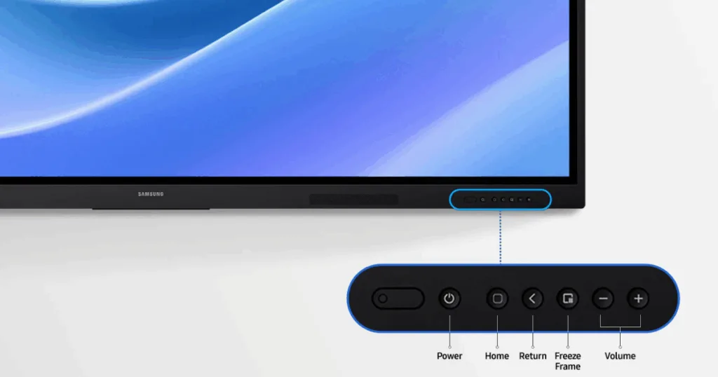 Samsung WAF đặt thêm hàng phím vật lý để điều khiển nhanh