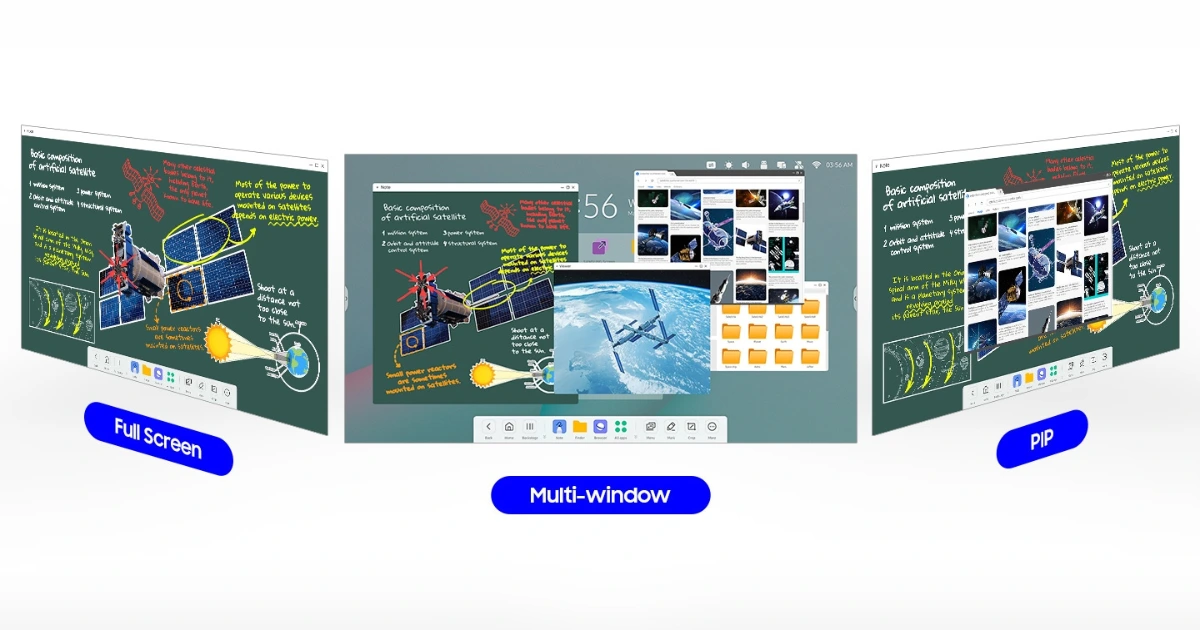 Samsung wac đa cửa sổ