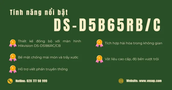 Tính năng nổi bật của Hikvision DS-D5186RC/CB/Subboard