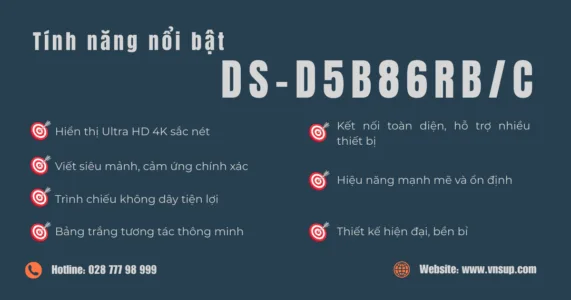 Tính năng nổi bật của Hikvision DS-D5B86RB/C