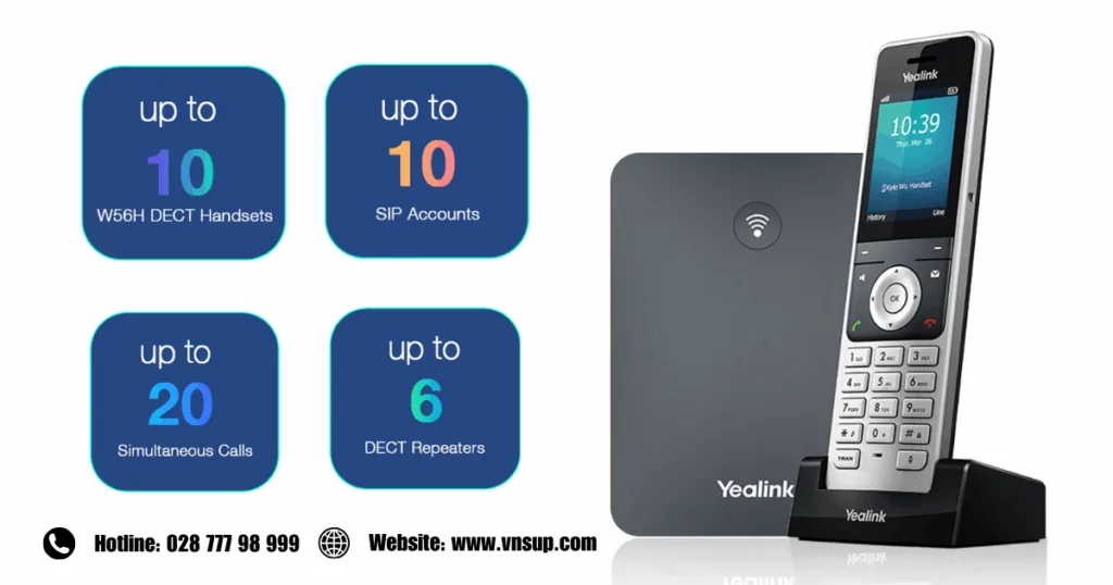 Tính năng nổi bật của Yealink W76P