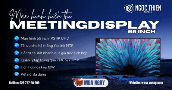 Yealink MeetingDisplay 65 inch - Màn hình hiển thị 4K chuyên dụng