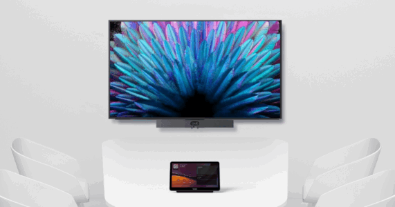Yealink MeetingDisplay 75 inch cho hình ảnh sống động, phù hợp không gian lớn