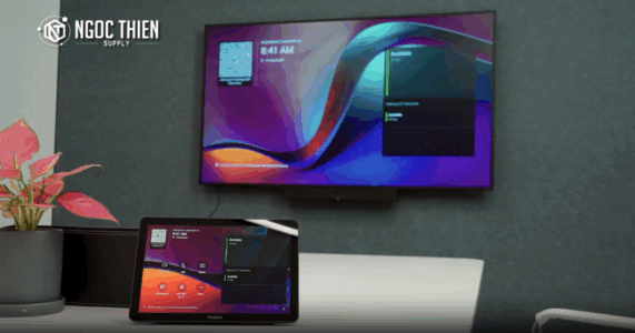 Yealink MeetingDisplay 86 inch hiển thị nội dung sắc nét
