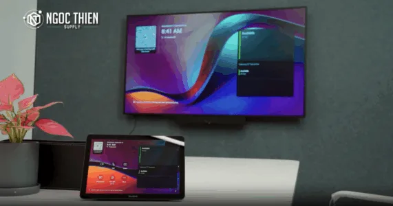 Yealink MeetingDisplay 86 inch hiển thị nội dung sắc nét