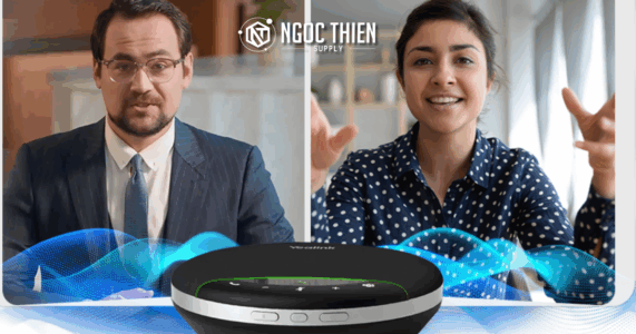 Yealink SP96 cho phép hai người nói cùng lúc mà không bị cắt tiếng hay mất chi tiết