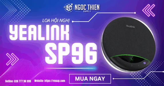 Yealink SP96 – Loa hội nghị USB chuyên nghiệp cho âm thanh sắc nét