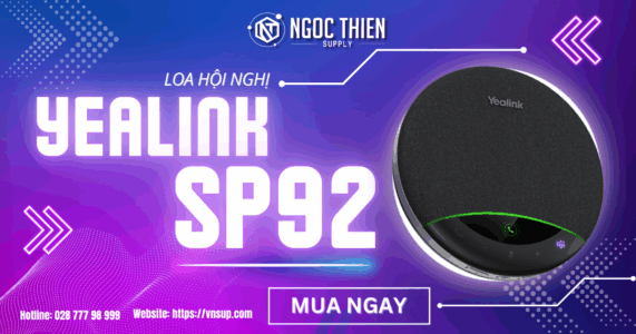 Yealink SP96 – Loa hội nghị USB chuyên nghiệp cho âm thanh sắc nét