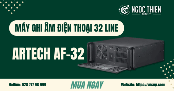 ARTECH AF-32 - Máy ghi âm điện thoại trực tiếp 32 line
