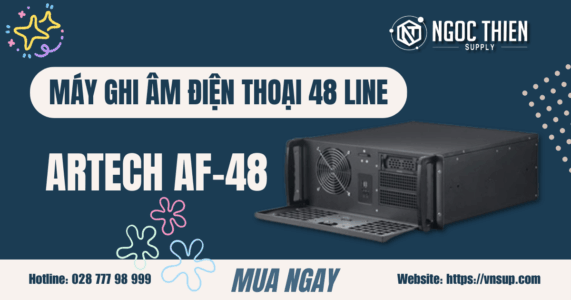 ARTECH AF-48 - Máy ghi âm điện thoại trực tiếp 48 line