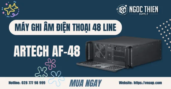 ARTECH AF-48 - Máy ghi âm điện thoại trực tiếp 48 line