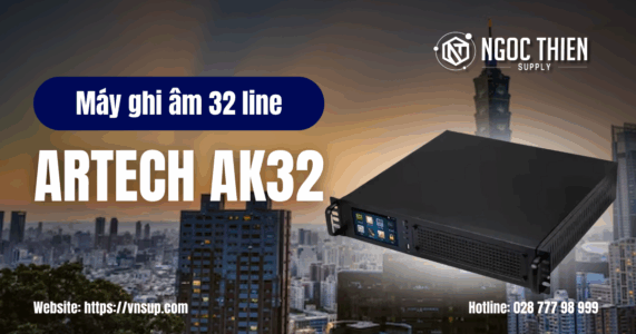 ARTECH AK32 - Máy ghi âm điện thoại trực tiếp 32 line