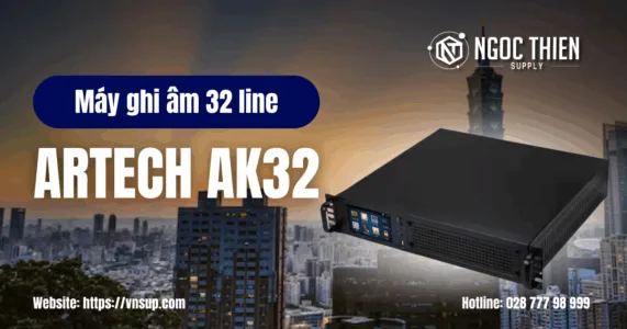 ARTECH AK32 - Máy ghi âm điện thoại trực tiếp 32 line