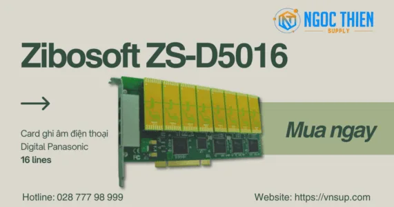 Card ghi âm điện thoại Digital Panasonic 16 lines ZS-D5016