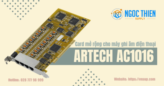 Card mở rộng cho máy ghi âm điện thoại ARTECH AC1016