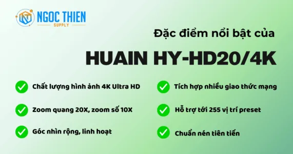 Đặc điểm nổi bật của camera hội nghị HUAIN HY-HD20/4K