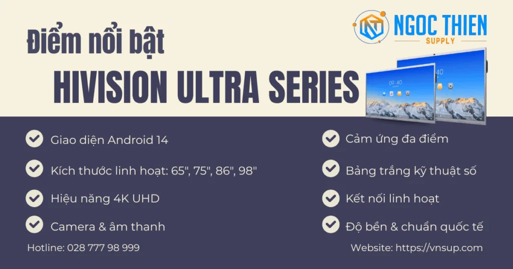 Điểm nổi bật của Hikvision Ultra Series