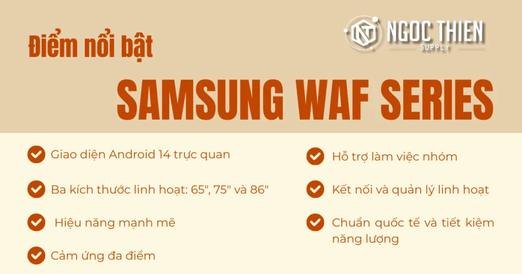 Điểm nổi bật của Samsung WAF