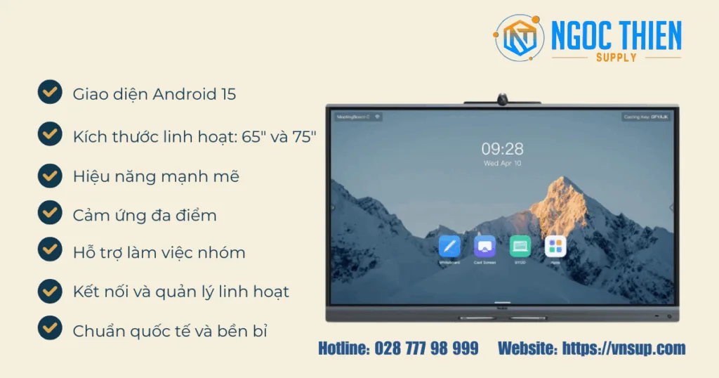 Điểm nổi bật của Yealink MeetingBoard C