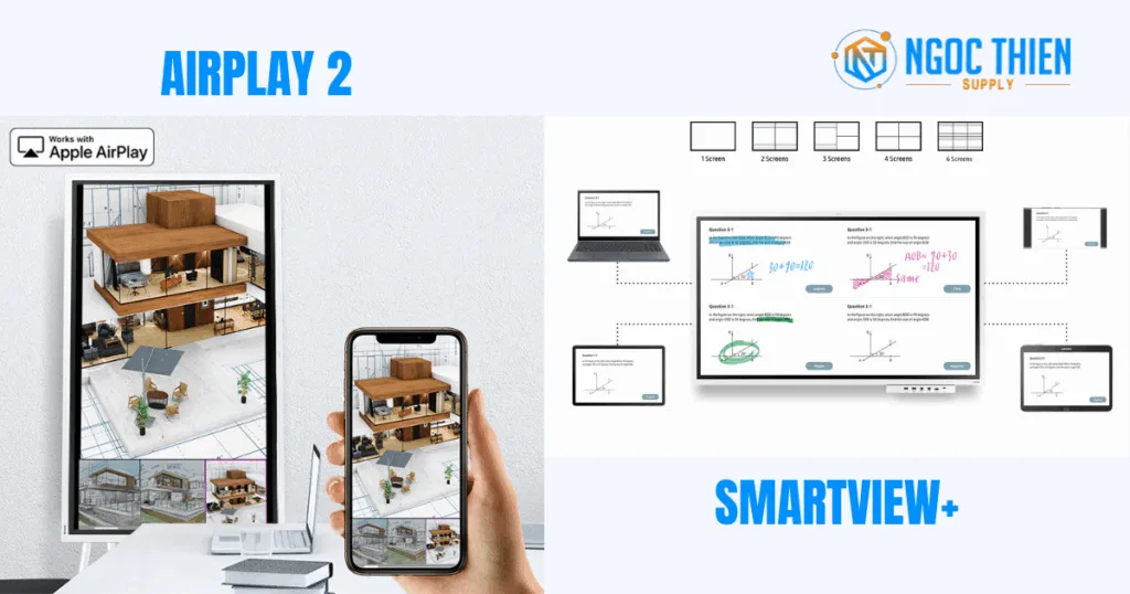 Hỗ trợ kết nối không dây linh hoạt