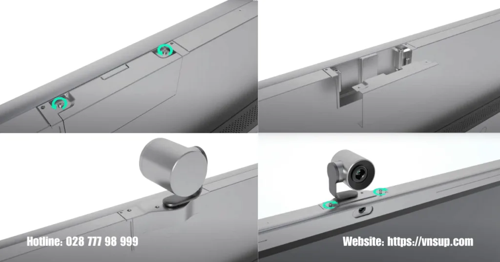 Hướng dẫn cách lắp đặt Yealink MB-12X Pro trên MeetingBoard Pro