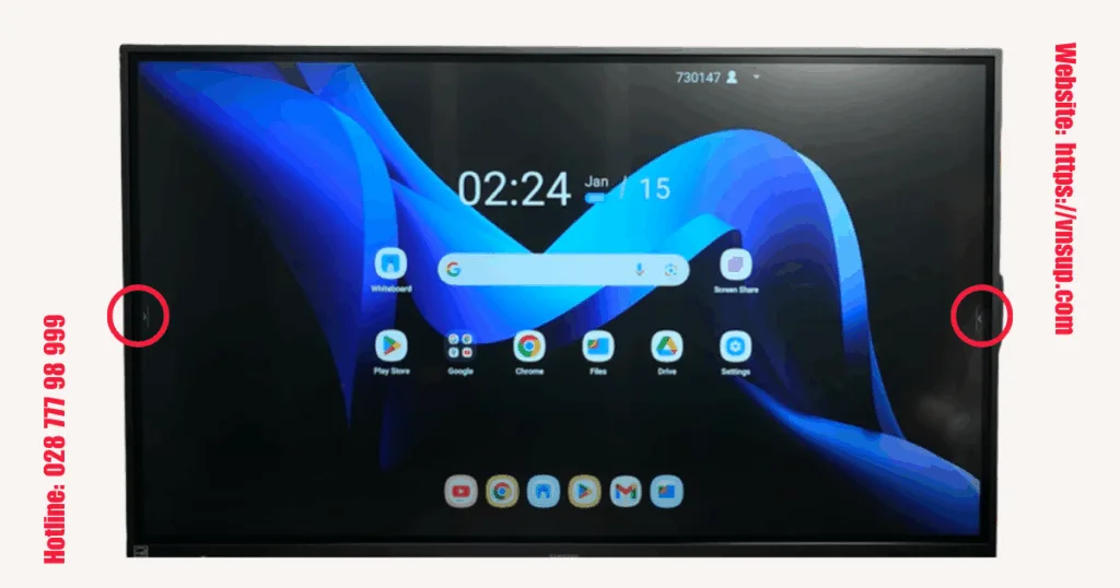 Hướng dẫn mở thanh Sidebar trên Samsung WAF