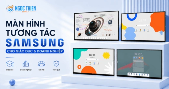 Màn hình tương tác Samsung cho giáo dục và doanh nghiệp