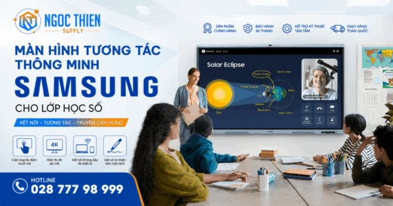 Màn hình tương tác thông minh Samsung cho lớp học số