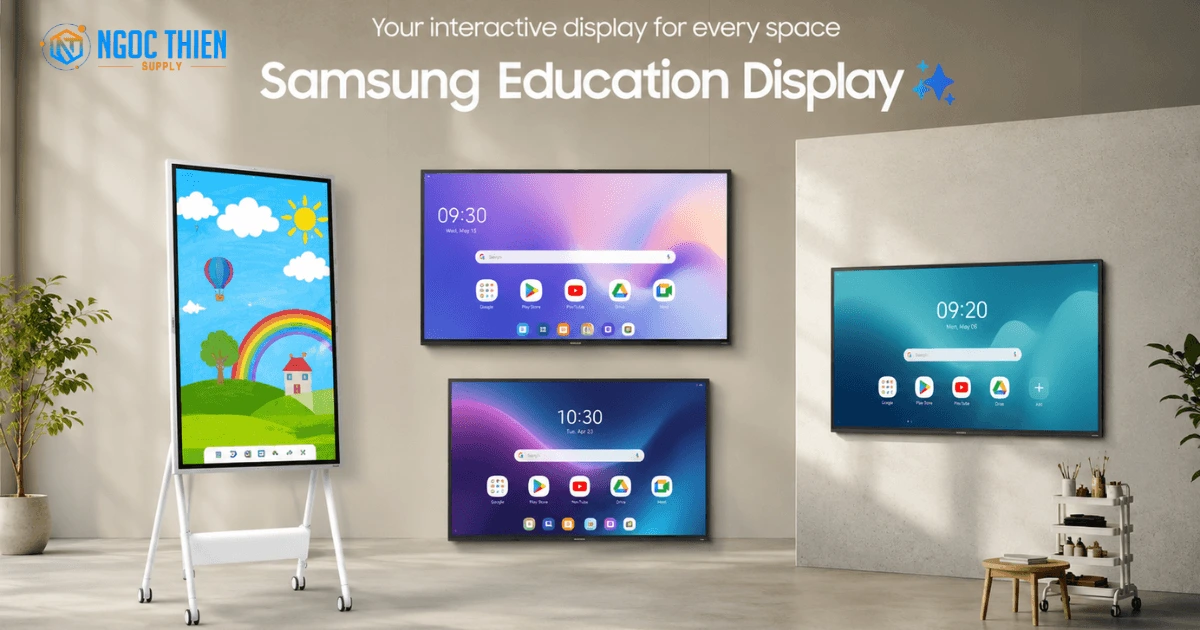 Màn hình tương tác thông minh Samsung cho lớp học thông minh
