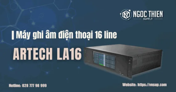 Máy ghi âm điện thoại 16 line ARTECH LA16