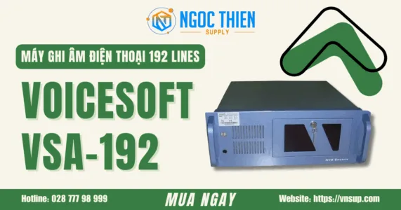 Máy ghi âm điện thoại 192 lines VoiceSoft VSA-192