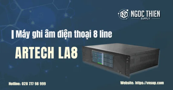 Máy ghi âm điện thoại 8 line ARTECH LA8