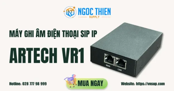 Máy ghi âm điện thoại SIP IP ARTECH VR1