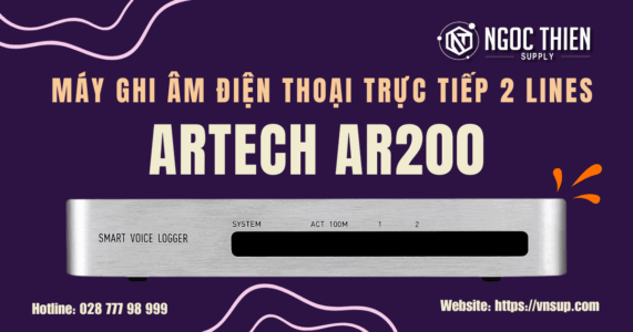 Máy ghi âm điện thoại trực tiếp 2 lines ARTECH AR200