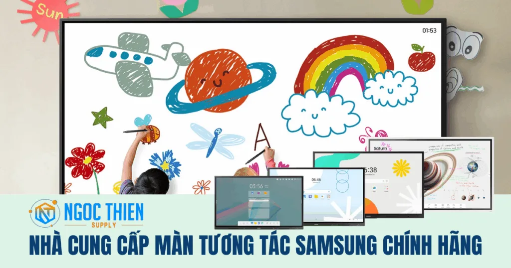 Ngoc Thien Supply - Nhà cung cấp màn tương tác Samsung chính hãng
