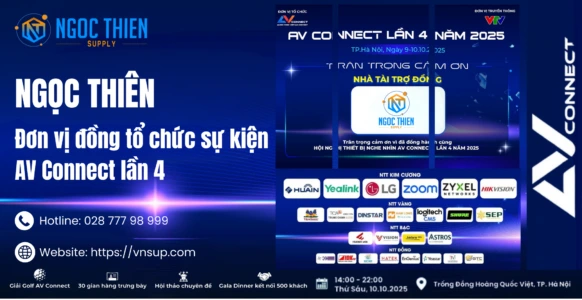 Ngọc Thiên đồng hành cùng sự kiện AV Connect lần 4 năm 2025 tại Hà Nội