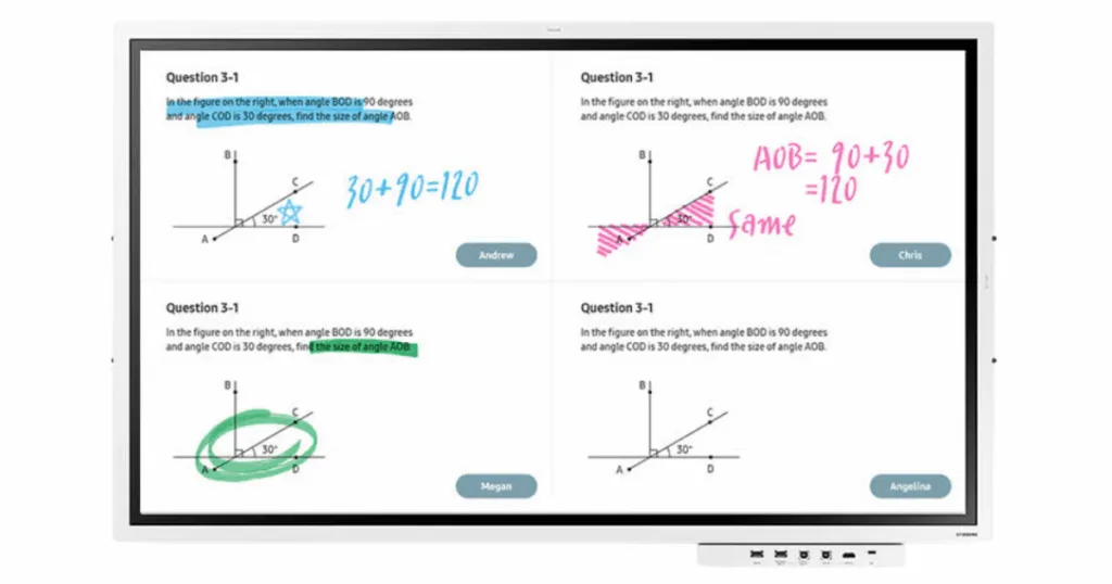 Samsung Flip Pro hiển thị hình ảnh 4K UHD sắc nét