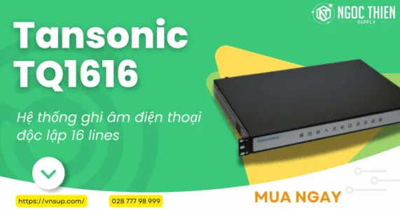 Tansonic TQ1616 - Hệ thống ghi âm điện thoại độc lập 16 lines 