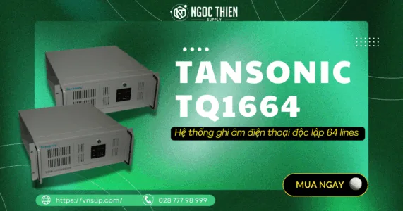Tansonic TQ1664 – Hệ thống ghi âm điện thoại độc lập 64 lines 